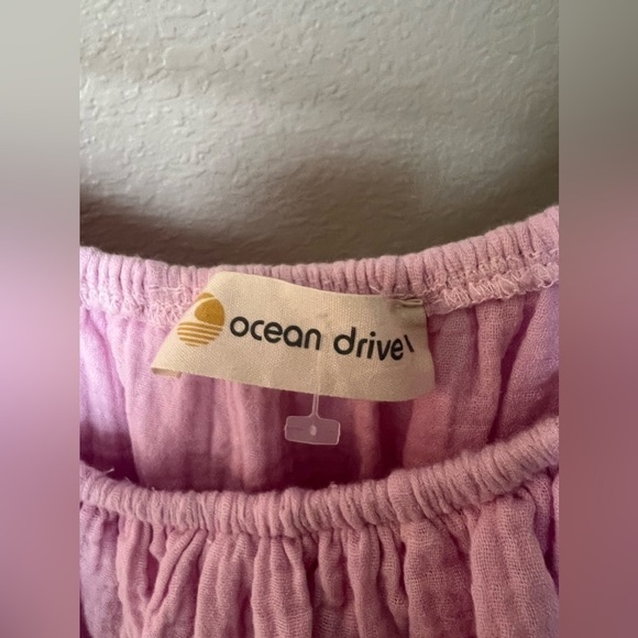 Ocean Drive Gauze Ruffle romper SIZE MEDIUM - Picture 5 of 7